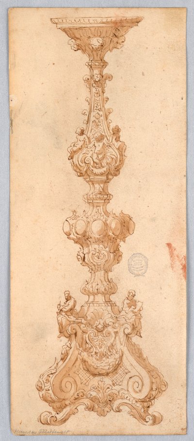 Ontwerp voor een kandelaar door Unknown